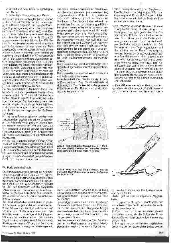 Vorschauseite 2: Die rückenmarksnahen und peripheren Leitungsanästhesien Regionalanästhesie und Schmerztherapie - 3. Folge