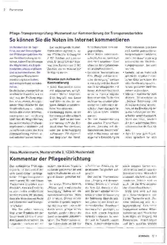 Vorschauseite 2: So können Sie die Noten im Internet kommentieren