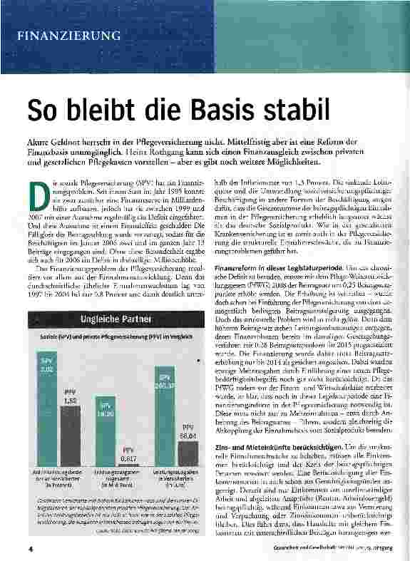 Vorschauseite 1: So bleibt die Basis stabil