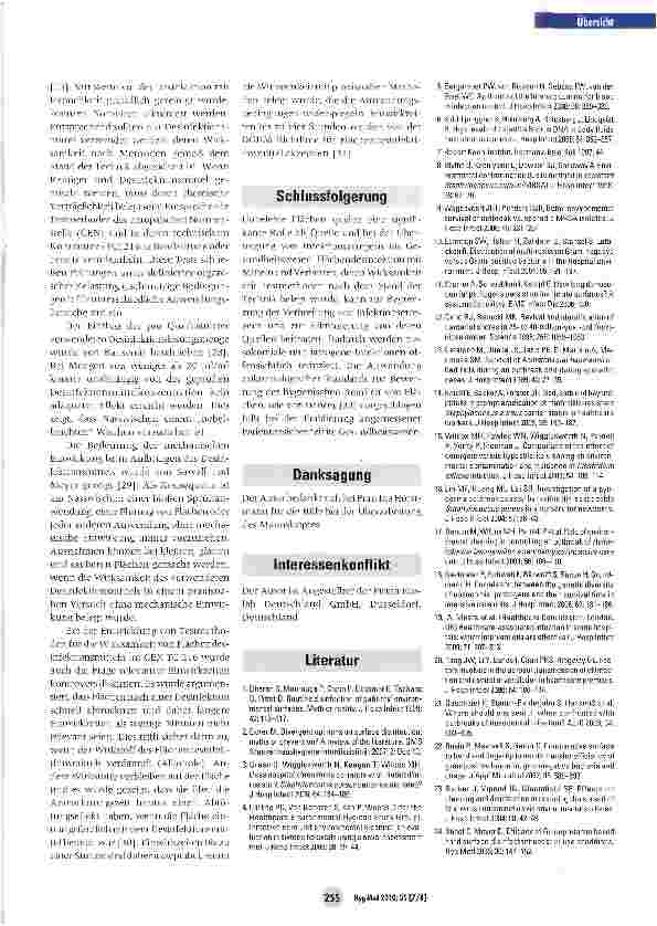 Vorschauseite 4: Flächendesinfektion im Patientenumfeld - kann sie nosokomiale Infektionen verhindern?