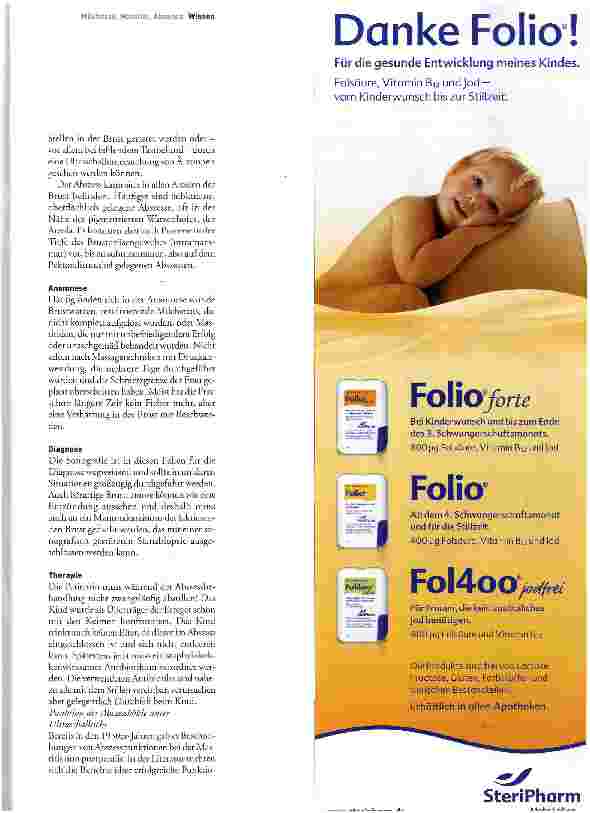 Vorschauseite 4: Milchstau - Mastitis - Mammaabszess