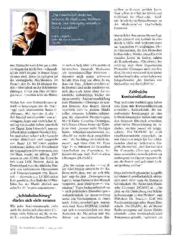 Vorschauseite 2: Schönheit, Wohlbefinden, Eitelkeit: Ein Wachstumsmarkt mit Qualität