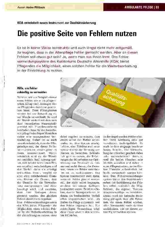 Vorschauseite 1: Die positive Seite von Fehlern nutzen