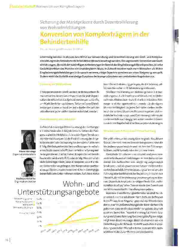 Vorschauseite 1: Konversion von Komplexträgern in der Behindertenhilfe