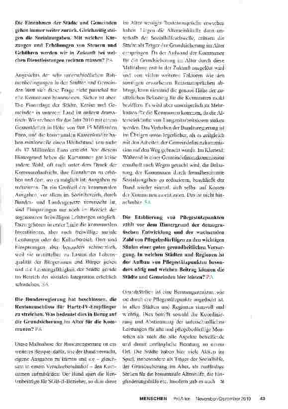 Vorschauseite 2: „Das Potenzial der älteren Generation gewinnt eine immer größere Bedeutung