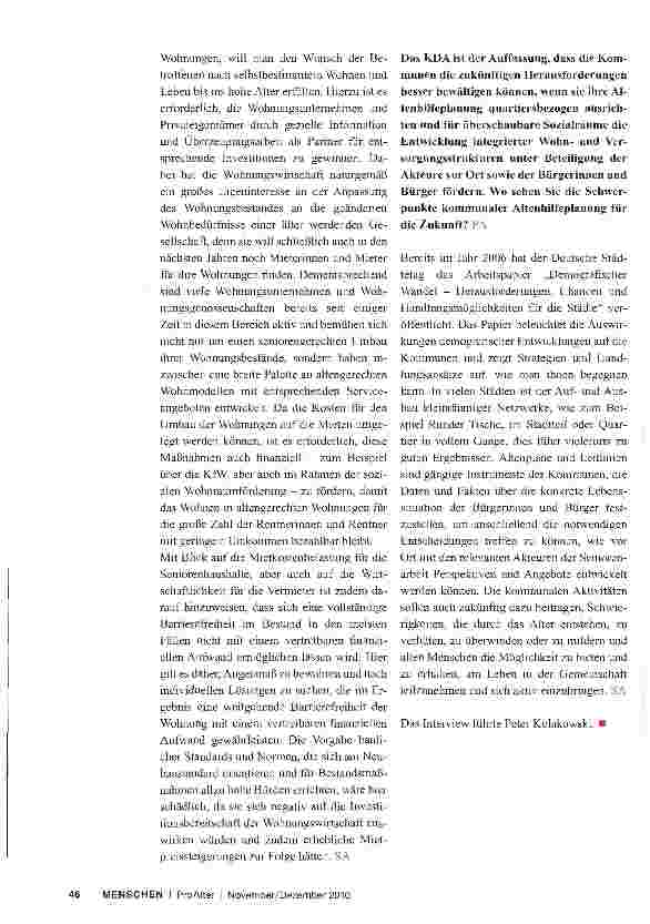 Vorschauseite 5: „Das Potenzial der älteren Generation gewinnt eine immer größere Bedeutung