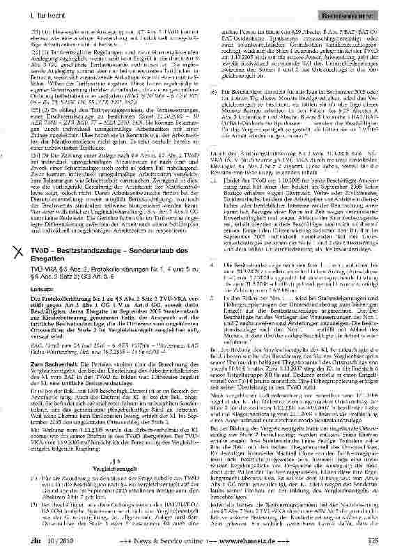 Vorschauseite 3: Schichtzulage - Schichtplan - Mautkontrolleur