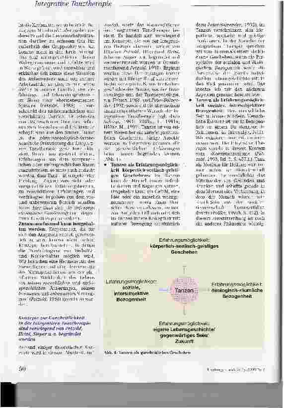 Vorschauseite 3: Die Integrative Tanztherapie - ein Ansatz ganzheitlicher Leibarbeit