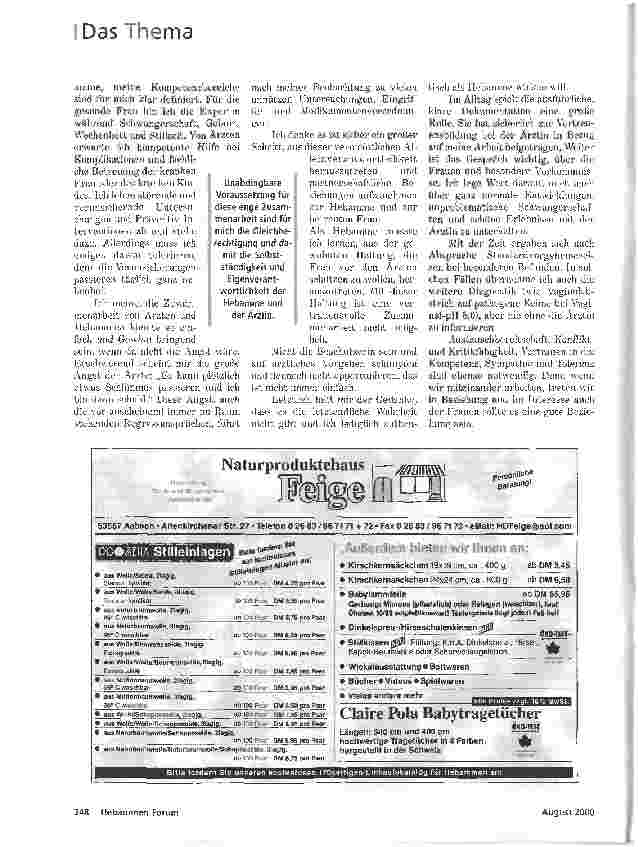 Vorschauseite 2: EIN ERFAHRUNGSBERICHTHEBAMME UND ÄRZTIN IN DER SCHWANGEREN- BETREUUNG