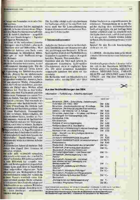 Vorschauseite 2: Literaturrecherche Eine kurze Darstellung für Krankenpflegekräfte