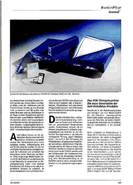 Vorschauseite 2: Dekubitus-Entstehung und Prophylaxe