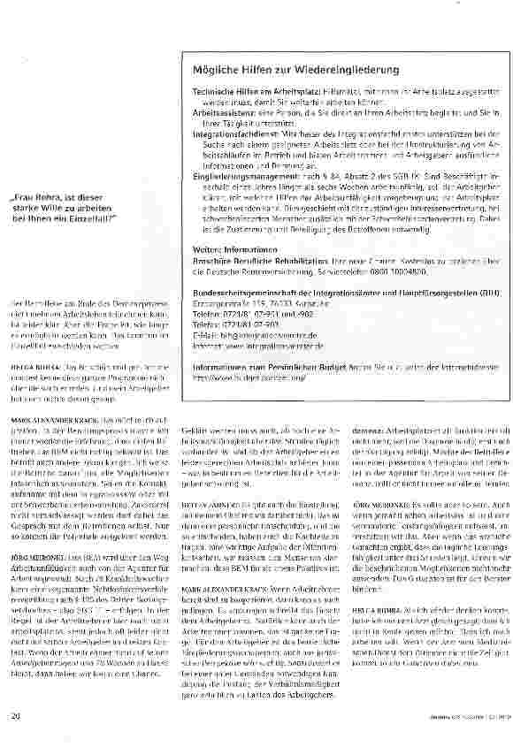 Vorschauseite 3: Berufliche Teilhabe