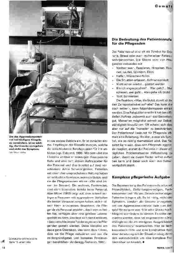 Vorschauseite 2: Die Aggression hinter der Patientenglocke