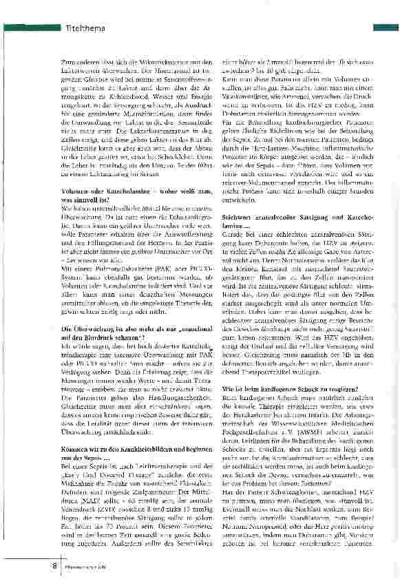 Vorschauseite 3: Intensive Überwachung gibt Handlungssicherheit