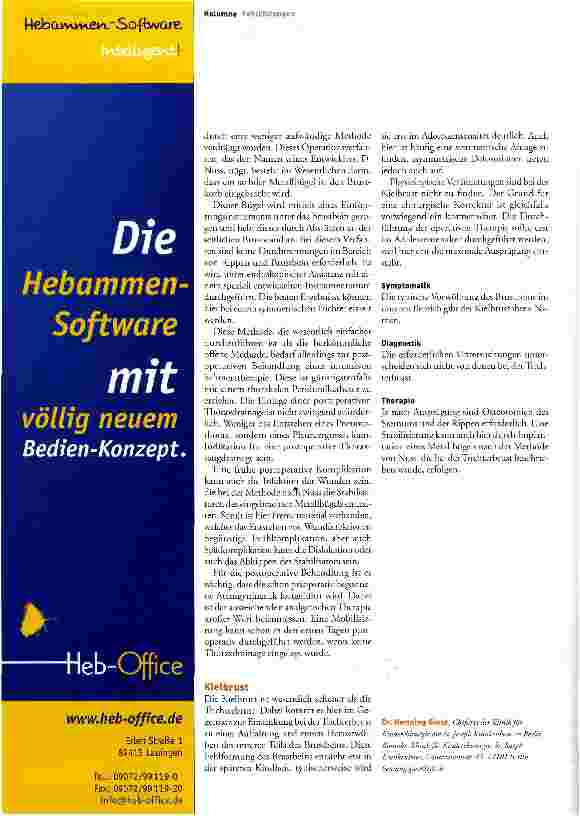 Vorschauseite 2: Fehlbildungen der Brustwand