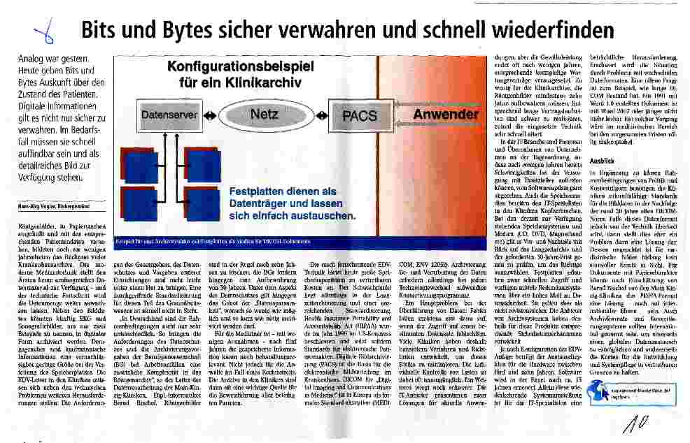 Vorschauseite 1: Bits und Bytes sicher verwahren und schnell wiederfinden