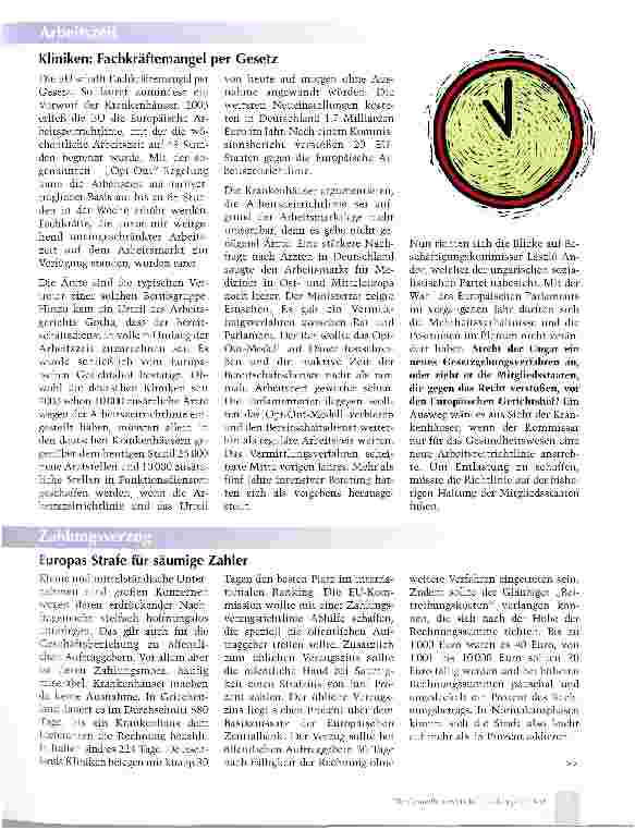 Vorschauseite 2: Ob in Klinik, Praxis oder Industrie: Europa ist immer dabei