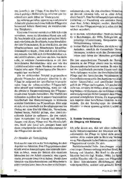 Vorschauseite 4: Zur Berufsidentität der Pflege Ermutigung zur aktiven Gestaltung