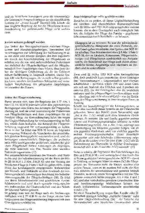Vorschauseite 3: Das Verbot des Versorungsvertrags mit Angehörigen in §77 SGB XI
