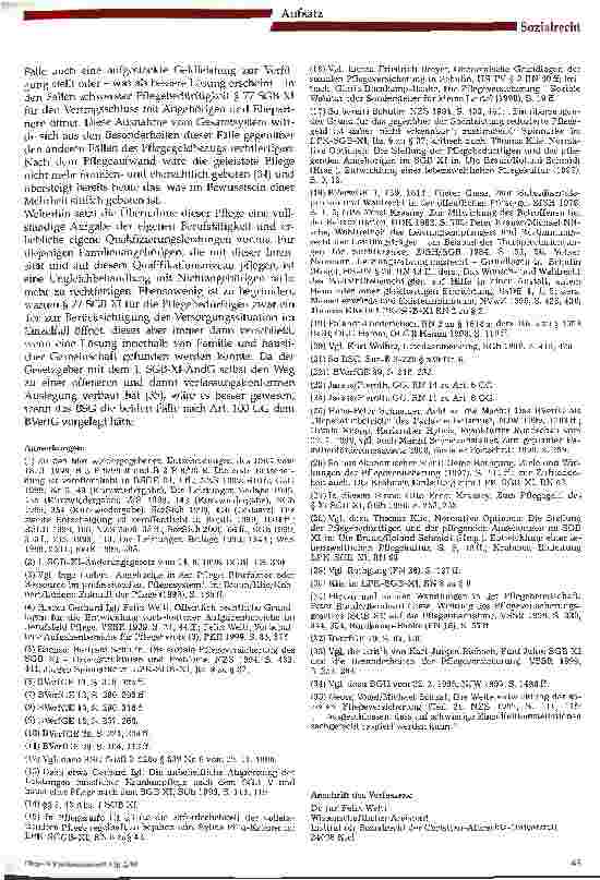 Vorschauseite 5: Das Verbot des Versorungsvertrags mit Angehörigen in §77 SGB XI