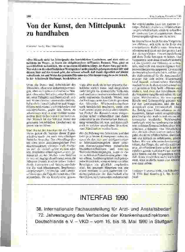 Vorschauseite 1: Von der Kunst, den Mittelpunkt zu handhaben