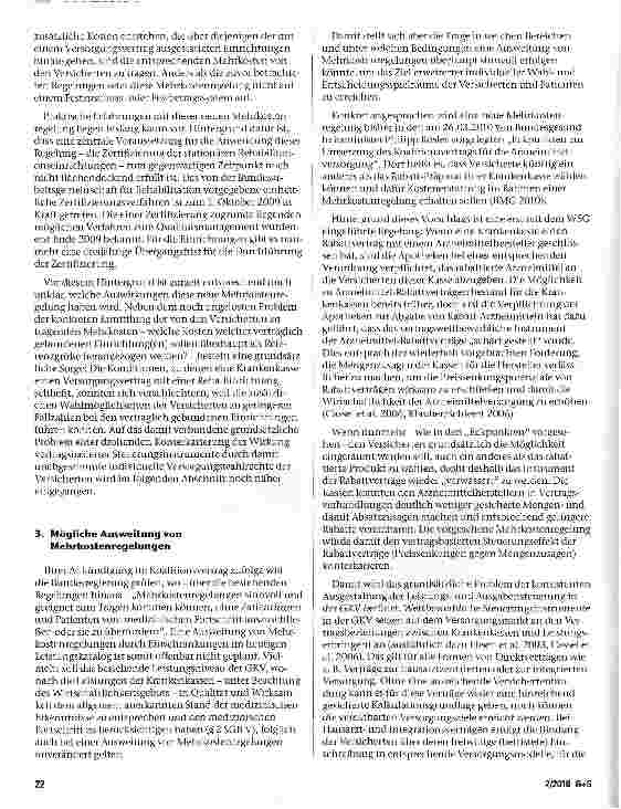 Vorschauseite 5: Ausweitung von Mehrkostenregelungen - eine sinnvolle Reform Perspektive für die GKV?