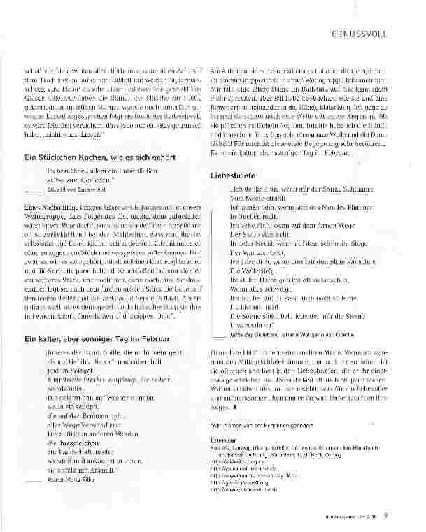 Vorschauseite 2: Zauber des Augenblicks- Geschichten zum Genießen