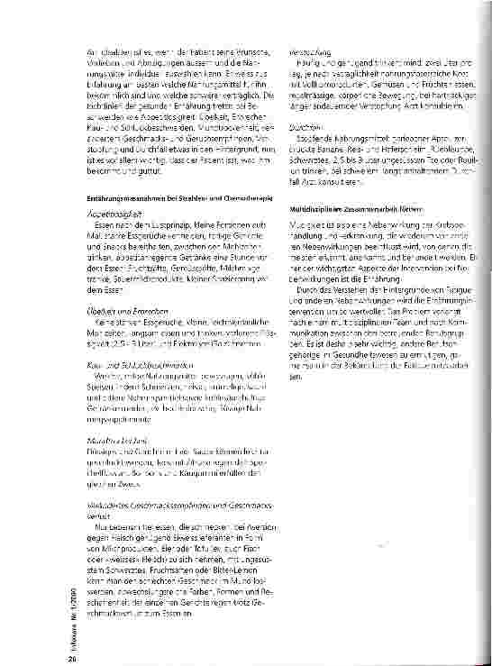 Vorschauseite 5: Einfluss der Ernährung auf die Müdigkeit Vortrag gehalten am 30. September 1999