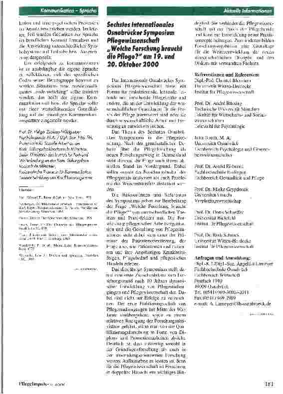 Vorschauseite 4: Kommunikation und Sprache - ein einführender Überblick