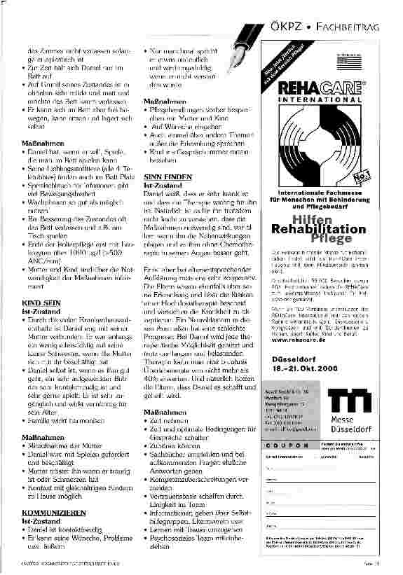 Vorschauseite 4: Pflegeplanung bei einem Kind mit Neuroblastom