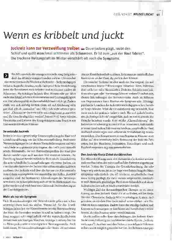Vorschauseite 2: Wenn es kribbelt und juckt