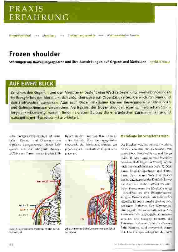Vorschauseite 1: Frozen shoulder