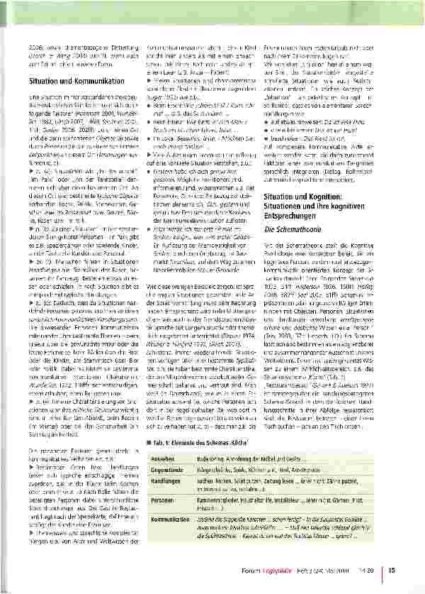 Vorschauseite 2: Der situative Ansatz in der Aphasietherapie
