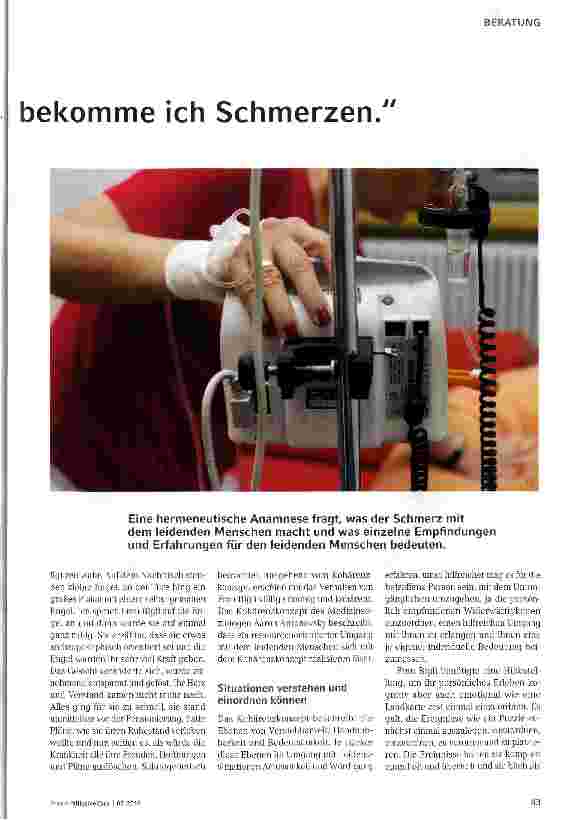Vorschauseite 2: „Wenn ich etwas nicht einordnen kann, bekomme ich Schmerzen.