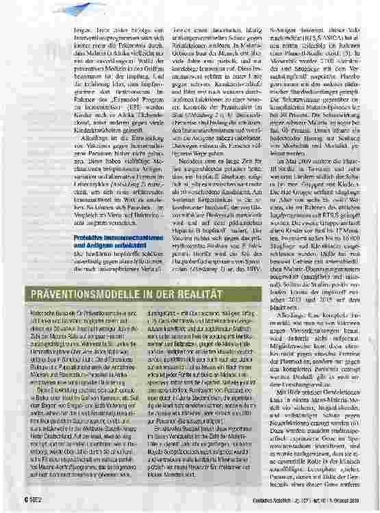 Vorschauseite 2: Fieberhafte Suche nach einem Impfstoff