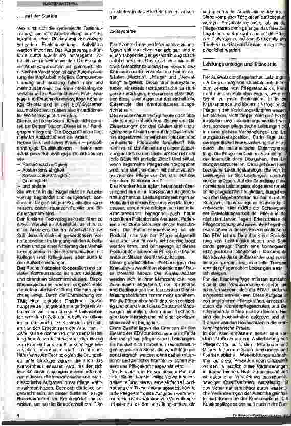 Vorschauseite 3: Zur Tragfähigkeit der Hypothese von der systemischen Rationalisierung in der Krankenpflege