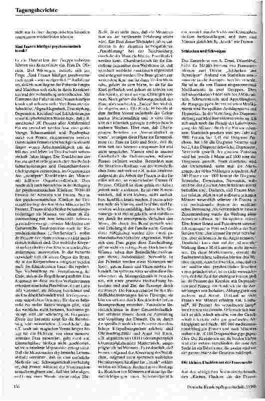 Vorschauseite 3: Der Widerspenstigen Zähmung - das Frauenbild in der Psychologie - Ansätze feministischer Therapie - Tagungsbericht aus Hofgeismar
