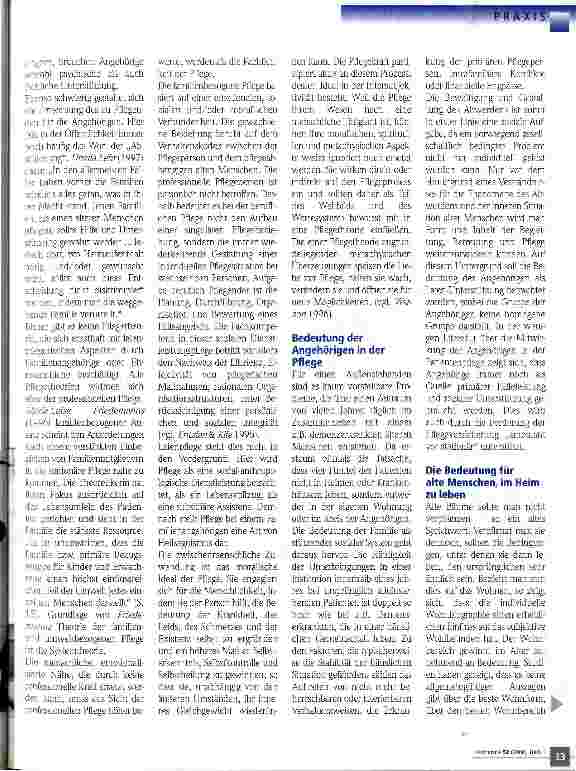 Vorschauseite 2: Laienpflege Situation und Perspektiven