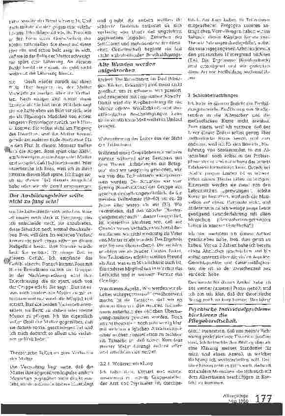 Vorschauseite 5: Fortbildung der Mitarbeiter in der Altenarbeit
