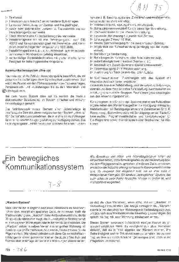 Vorschauseite 1: Ein bewegliches Kommunikationssystem