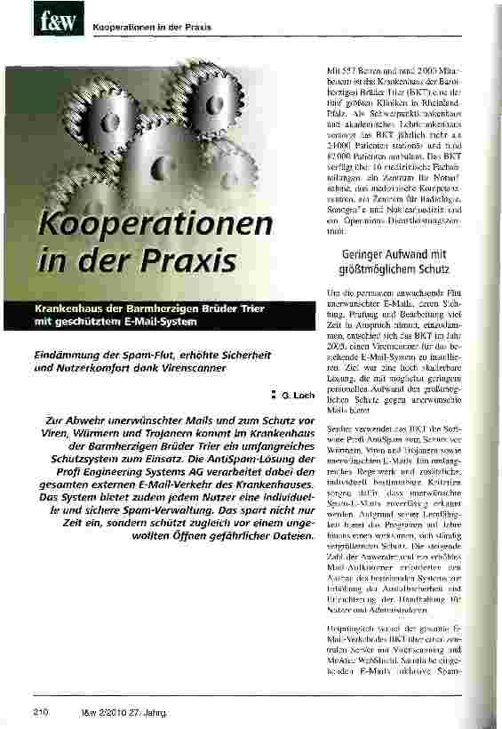 Vorschauseite 1: Kooperationen in der Praxis
