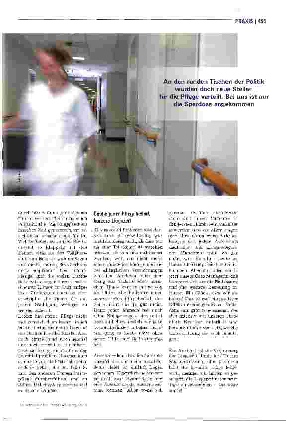 Vorschauseite 2: Pflege im Eilschritt