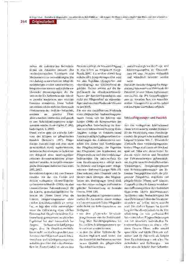Vorschauseite 4: Gestaltung pflegerischer Interaktion in der Rehabilitation - am Beispiel der Pflege querschnittgelähmter Menschen im Krankenhaus