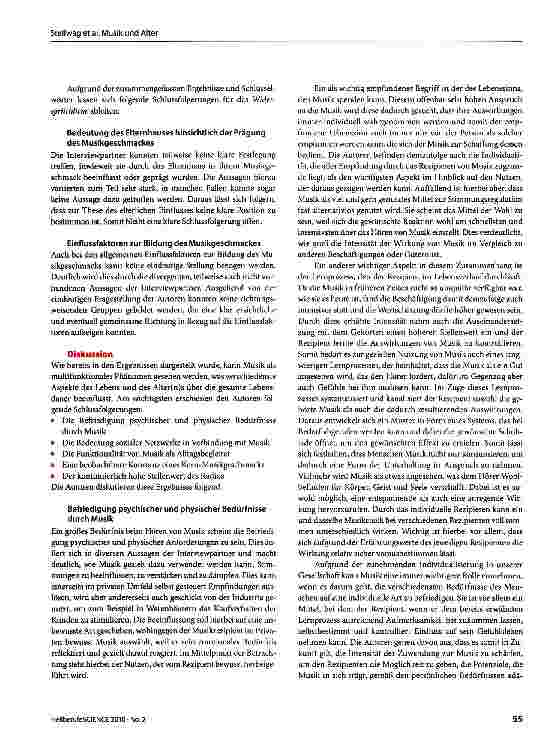 Vorschauseite 5: Musik ein Leben lang - eine ethnografische Studie