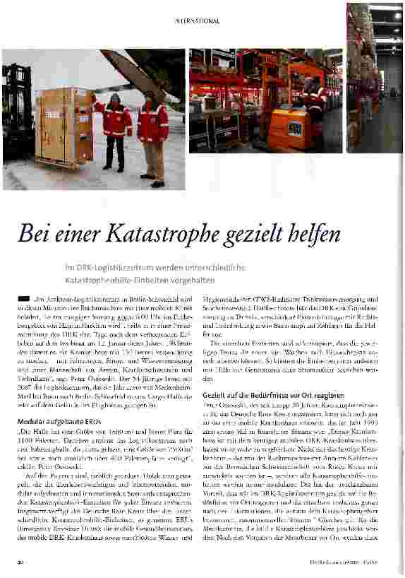 Vorschauseite 1: Bei einer Katastrophe gezielt helfen