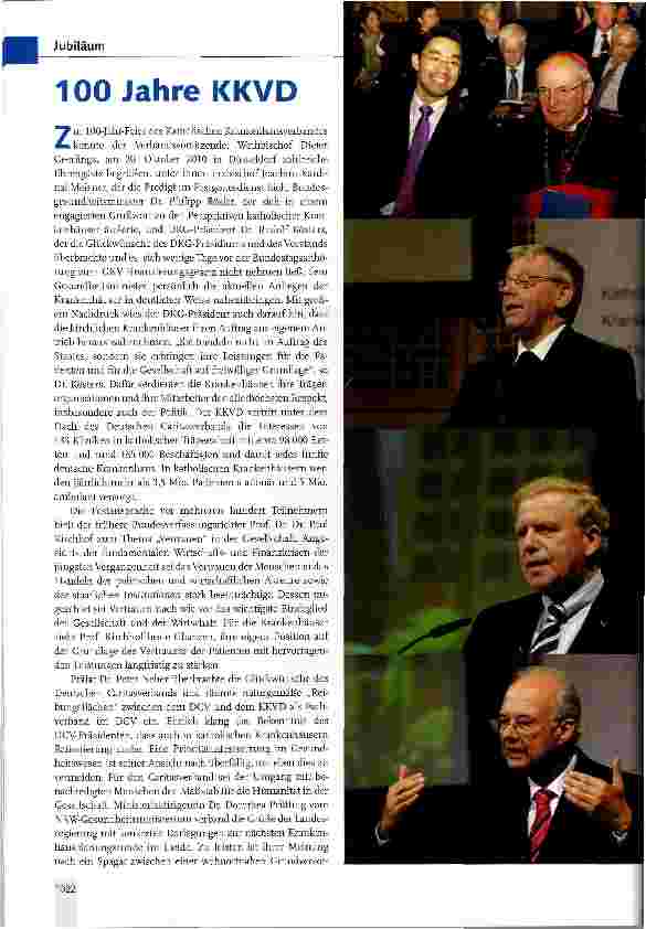 Vorschauseite 1: 100 Jahre KKVD