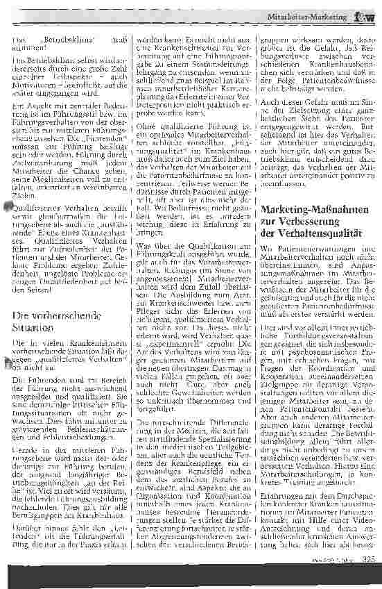 Vorschauseite 3: Mitarbeiter-Marketing; Teil I Ein Mittel zu mehr Krankenhausqualität