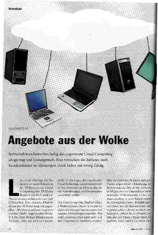 Vorschauseite 1: Angebote aus der Wolke