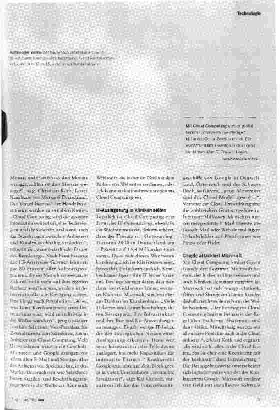 Vorschauseite 2: Angebote aus der Wolke