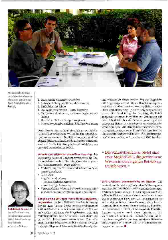 Vorschauseite 3: Benchlearning: lernen von anderen